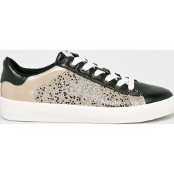Pepe Jeans - Tenisówki Kioto Stars. Czarne trampki i tenisówki damskie Pepe Jeans, bez wzorów, z jeansu, na sznurówki. W wyprzedaży za 219,90 zł.