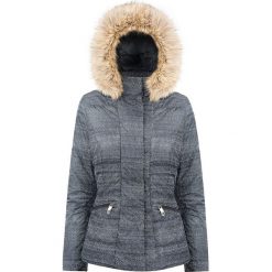 Kurtka puchowa w kolorze niebieskim. Niebieskie kurtki damskie xxl, z puchu. W wyprzedaży za 442,95 zł.