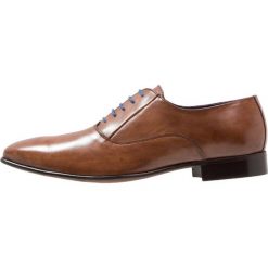 Azzaro MARS Eleganckie buty marron. Brązowe buty wizytowe męskie Azzaro, z materiału, na sznurówki. Za 539,00 zł.