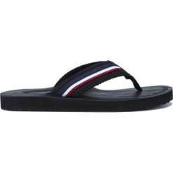 U.S. Polo Assn Zante Japonki Czarny. Czarne klapki męskie U.S. Polo Assn., w paski, z materiału. Za 154,95 zł.