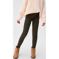 Mango Kids - Legginsy dziecięce Archi 110-164 cm. Żółte spodnie dziewczęce Mango Kids, bez wzorów, z elastanu. Za 59,90 zł.