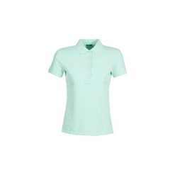 Koszulki polo z krótkim rękawem Benetton MONNIKHA. Zielone koszulki damskie Benetton, s, bez wzorów, z krótkim rękawem. Za 109,00 zł.
