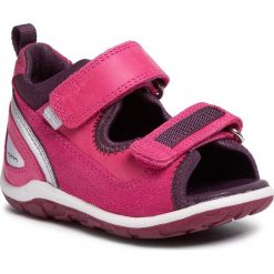 Sandały ECCO - Biom Mini Sandal 75482150229 Beetroot/Beetroot. Różowe sandały dziewczęce ecco, ze skóry, bez zapięcia. W wyprzedaży za 219,00 zł.