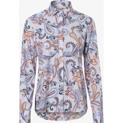 Eterna Comfort Fit - Bluzka damska, niebieski. Niebieskie bluzki damskie Eterna Comfort Fit, w paski, z bawełny, bez kołnierzyka, bez rękawów. Za 299,95 zł.