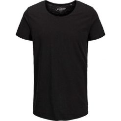 Jack&Jones Koszulka męska Ebas Tee Ss U-Neck Noos Black (rozmiar S). Czarne koszulki męskie Jack&Jones, s, bez wzorów, z bawełny, bez kołnierzyka, bez rękawów. W wyprzedaży za 43,00 zł.