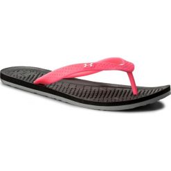 Japonki UNDER ARMOUR - Ua W Atlanticdune T 1252540-006 Blk. Różowe japonki damskie marki Under Armour, ze skóry, na wysokim obcasie. Za 99,95 zł.