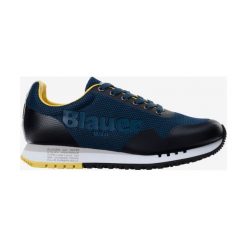 Blauer Denver Tenisówki Niebieski. Niebieskie trampki męskie Blauer, bez wzorów, ze skóry, bez zapięcia. Za 602,95 zł.