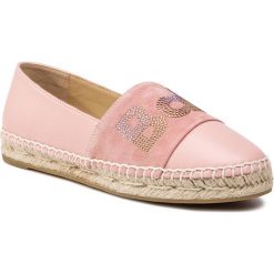 Espadryle BALDININI - 969100XNACA787XXXXX Camoscio Rosa. Różowe espadryle damskie Baldinini, z aplikacjami, ze skóry, bez obcasa, na płaskiej podeszwie. W wyprzedaży za 499,00 zł.