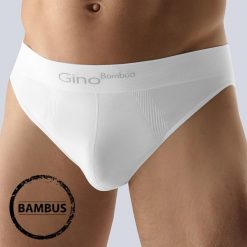 Slipy męskie: Niskie slipy Bamboo White