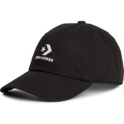 Czapka z daszkiem CONVERSE - 10008477-A01 001. Czarne czapki męskie Converse, bez wzorów, z bawełny. Za 99,00 zł.