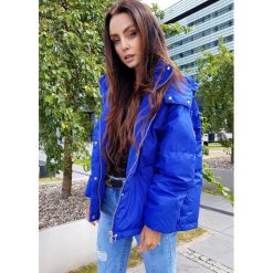 Marcello Kurtka Naturalny Puch Kolor Blue S. Czarne kurtki damskie LIGARI, s, w paski, z bawełny, bez kaptura. Za 249,00 zł.