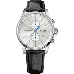 BOSS Zegarek Czarny Srebrny. Szare zegarki męskie Boss, srebrne. Za 1624,95 zł.
