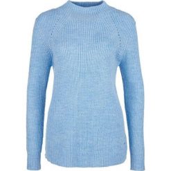 S.Oliver sweter damski 34 niebieski. Niebieskie swetry damskie S.Oliver, s, bez wzorów, z wełny, bez rękawów, bez kaptura. W wyprzedaży za 186,00 zł.