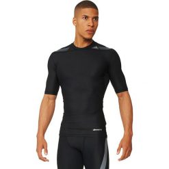 Adidas Koszulka męska Tech Fit Power SS czarna r. L (AJ4889). Czarne koszulki sportowe męskie Adidas, l. Za 213,43 zł.