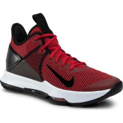 Buty NIKE - Lebron Witness IV BV7427 002 Black/Gym Red/White. Czerwone buty sportowe męskie Nike, z tworzywa sztucznego, bez zapięcia, do koszykówki, nike zoom. W wyprzedaży za 339,00 zł.