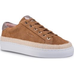 Espadryle JOOP! - Cotone 4140004945 Cognac. Pomarańczowe espadryle damskie JOOP!, bez wzorów, ze skóry, bez obcasa, na płaskiej podeszwie. Za 639,00 zł.
