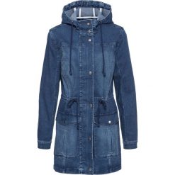 Parki damskie: Kurtka parka dżinsowa bonprix niebieski