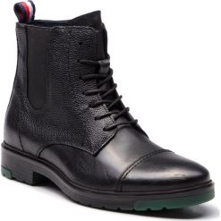 Kozaki TOMMY HILFIGER - Color Pop Outsole Bo FM0FM01761 Black 990. Czarne glany męskie TOMMY HILFIGER, z materiału. Za 749,00 zł.