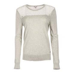 Mustang Sweter Damski M Szary. Szare swetry damskie Mustang, m, bez wzorów, z koronki, bez rękawów, bez kaptura. W wyprzedaży za 209,00 zł.