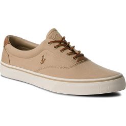 Tenisówki POLO RALPH LAUREN - Thorton 816713107003 Khaki. Brązowe tenisówki męskie Polo Ralph Lauren, z gumy. W wyprzedaży za 459,00 zł.