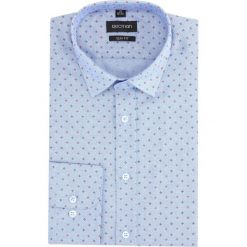 Koszula versone 2857a długi rękaw slim fit niebieski. Niebieskie koszule męskie Recman, m, bez wzorów, bez kołnierzyka, z długim rękawem. Za 149,00 zł.