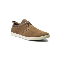 LANETTI M17SS151-1. Pomarańczowe półbuty męskie Lanetti, bez wzorów, ze skóry ekologicznej, bez zapięcia. Za 99,99 zł.