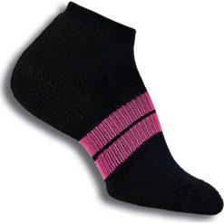 Skarpety sportowe damskie THORLOS FG BLACK/DARK PINK / 84NRCW-181. Różowe skarpetki damskie Thorlos, bez wzorów. Za 65,00 zł.