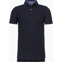 Tommy Hilfiger - Męska koszulka polo, niebieski. Niebieskie koszulki męskie TOMMY HILFIGER, m, bez wzorów, polo, bez rękawów. Za 299,95 zł.