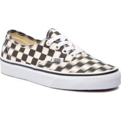 Tenisówki VANS - Authentic VN0A38EMVJM1 (Blur Check) Black/Classi. Brązowe półbuty damskie Vans, bez wzorów, z gumy, bez zapięcia. W wyprzedaży za 199,00 zł.