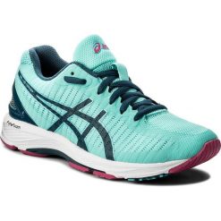 Buty ASICS - Gel-Ds Trainer 23 T868N Aruba Blue/Ink Blue/Fuchsia Purple 8845. Zielone buty sportowe damskie Asics, bez wzorów, z tworzywa sztucznego, sportowe, do biegania. W wyprzedaży za 389,00 zł.