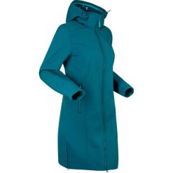Płaszcz funkcyjny softshell bonprix niebieskozielony morski. Niebieskie płaszcze damskie bonprix, s, z materiału, sportowe. Za 239,99 zł.