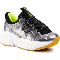Sneakersy DKNY - Avi Sneaker K3985815 Pewter/Black Pewblk. Szare półbuty damskie DKNY, z materiału. W wyprzedaży za 389,00 zł.