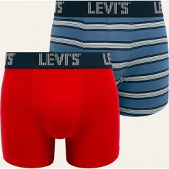 Levi's - Bokserki (2-pack). Czerwone bokserki męskie Levi's®, s, bez wzorów, z elastanu. W wyprzedaży za 69,90 zł.