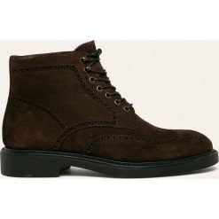 Vagabond - Buty skórzane. Pomarańczowe buty wizytowe męskie Vagabond, ze skóry, na sznurówki. W wyprzedaży za 499,90 zł.