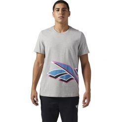 Koszulka Reebok LF Tee (BR0228). Szare koszulki męskie marki Reebok, m, bez wzorów, z bawełny, bez kołnierzyka. Za 79,99 zł.