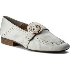 Półbuty BRONX - 66064-A BX 1464 White 04. Białe półbuty damskie marki Bronx, na co dzień, bez wzorów, ze skóry, bez obcasa, na płaskiej podeszwie, bez zapięcia. W wyprzedaży za 259,00 zł.