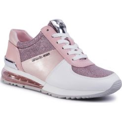 Sneakersy MICHAEL MICHAEL KORS - Allie Trainer Extreme 43S0ALFP3L Smokey Rose. Różowe półbuty damskie MICHAEL Michael Kors, na co dzień, bez wzorów, ze skóry ekologicznej, bez obcasa, na płaskiej podeszwie, bez zapięcia. Za 829,00 zł.