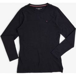 Tommy Hilfiger - Piżama damska, niebieski. Niebieskie piżamy damskie TOMMY HILFIGER, s, z napisami, z bawełny, z długim rękawem. Za 299,95 zł.