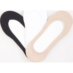 Kapcie damskie: 3 pack balerinek – Biały