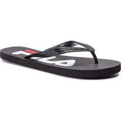 Japonki FILA - Troy Slipper 1010288.25Y Black. Czarne klapki męskie Fila, z tworzywa sztucznego, bez zapięcia. Za 39,00 zł.