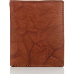PORTFEL MĘSKI BAG STREET W PUDEŁKU. Brązowe portfele męskie marki Bag Street, ze skóry. Za 39,90 zł.