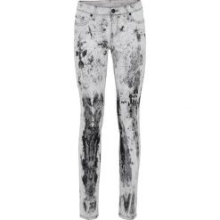Dżinsy SKINNY bonprix czarny. Czarne jeansy damskie bonprix. Za 109,99 zł.