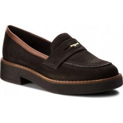 Półbuty GEOX - D Adrya E D849TE OLT43 C0111 Black/Brown. Szare półbuty damskie skórzane marki Geox. W wyprzedaży za 389,00 zł.