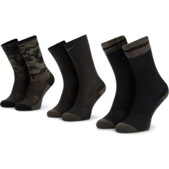 Zestaw 3 par wysokich skarpet damskich NIKE - SX6383 924 34-38 Zielony. Zielone skarpetki damskie Nike, bez wzorów, z elastanu. Za 59,00 zł.