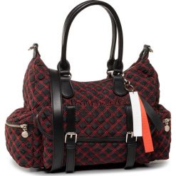 Torebka DESIGUAL - 20SAXAAG 2000. Czarne torebki klasyczne damskie Desigual, bez wzorów, z materiału, klasyczne, duże, bez dodatków. W wyprzedaży za 279,00 zł.