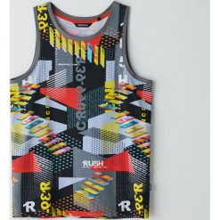 Tank top z kolorowym nadrukiem - Szary. Szare t-shirty męskie Cropp, s, z nadrukiem, bez kołnierzyka. Za 39,99 zł.