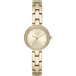 Dkny - Zegarek. Żółte zegarki damskie DKNY, ze stali. W wyprzedaży za 599,90 zł.