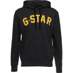 GStar HALGEN CORE HOODED Bluza z kapturem dark black heather. Czarne bluzy męskie marki G-Star, xl, z bawełny, z kapturem. Za 419,00 zł.