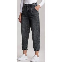 Ciemnoszare Jeansy Mom Fit Danadella. Szare jeansy damskie Renee. Za 109,99 zł.