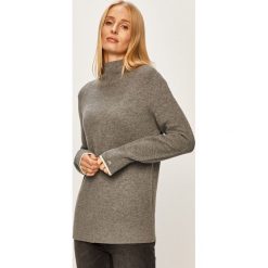 Calvin Klein - Sweter. Brązowe swetry damskie Calvin Klein, s, bez wzorów, z wełny, bez rękawów, bez kaptura. W wyprzedaży za 359,90 zł.